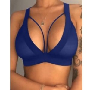 Cutout Mesh Bralette